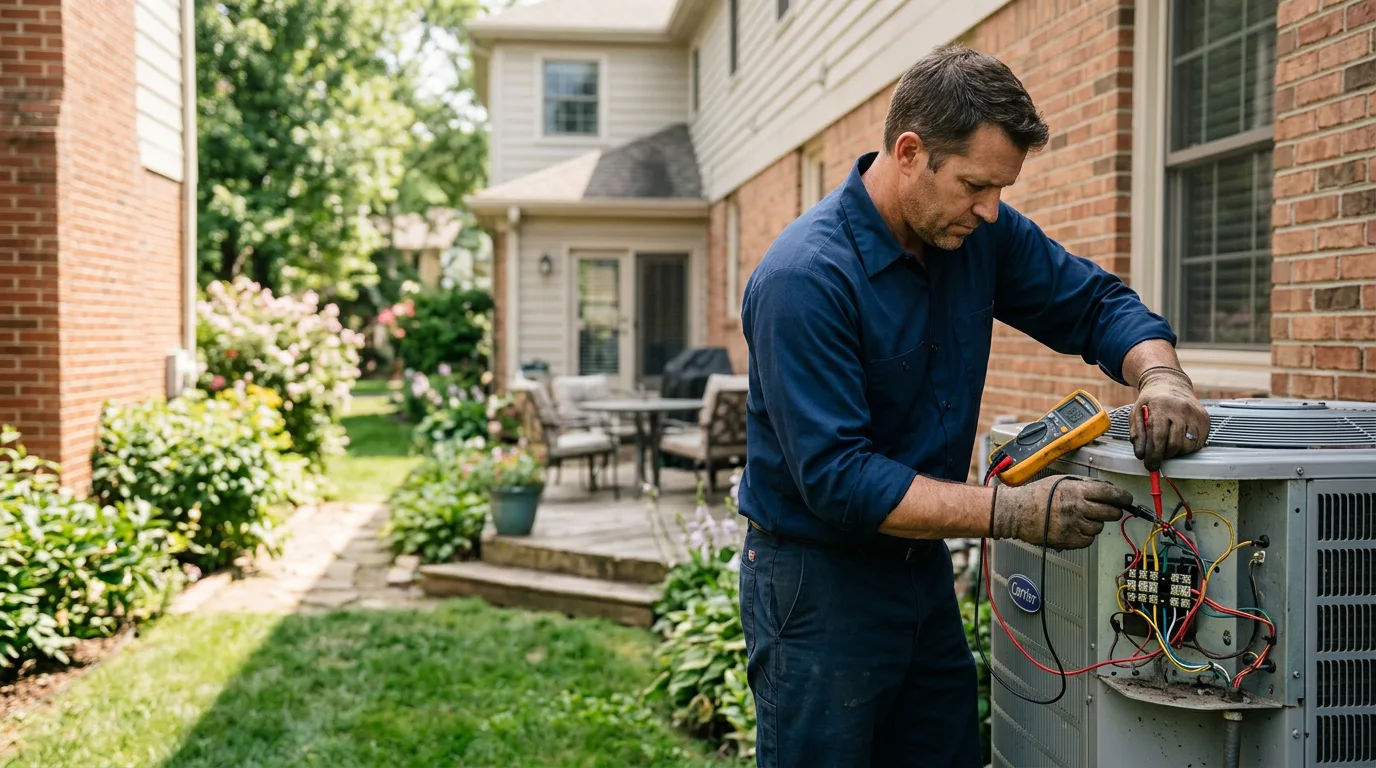HVAC technician working near Millerton, IA